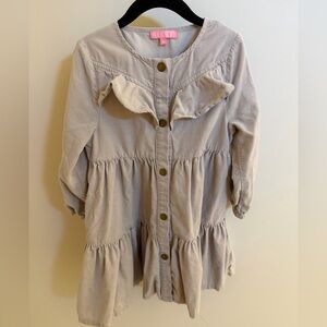 Bisby Corduroy Button-Down Dress